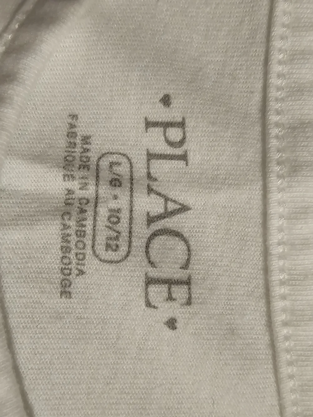 4/$25 The Children's Place White Tee with Purple Bunny Faces and Colorful Eggs